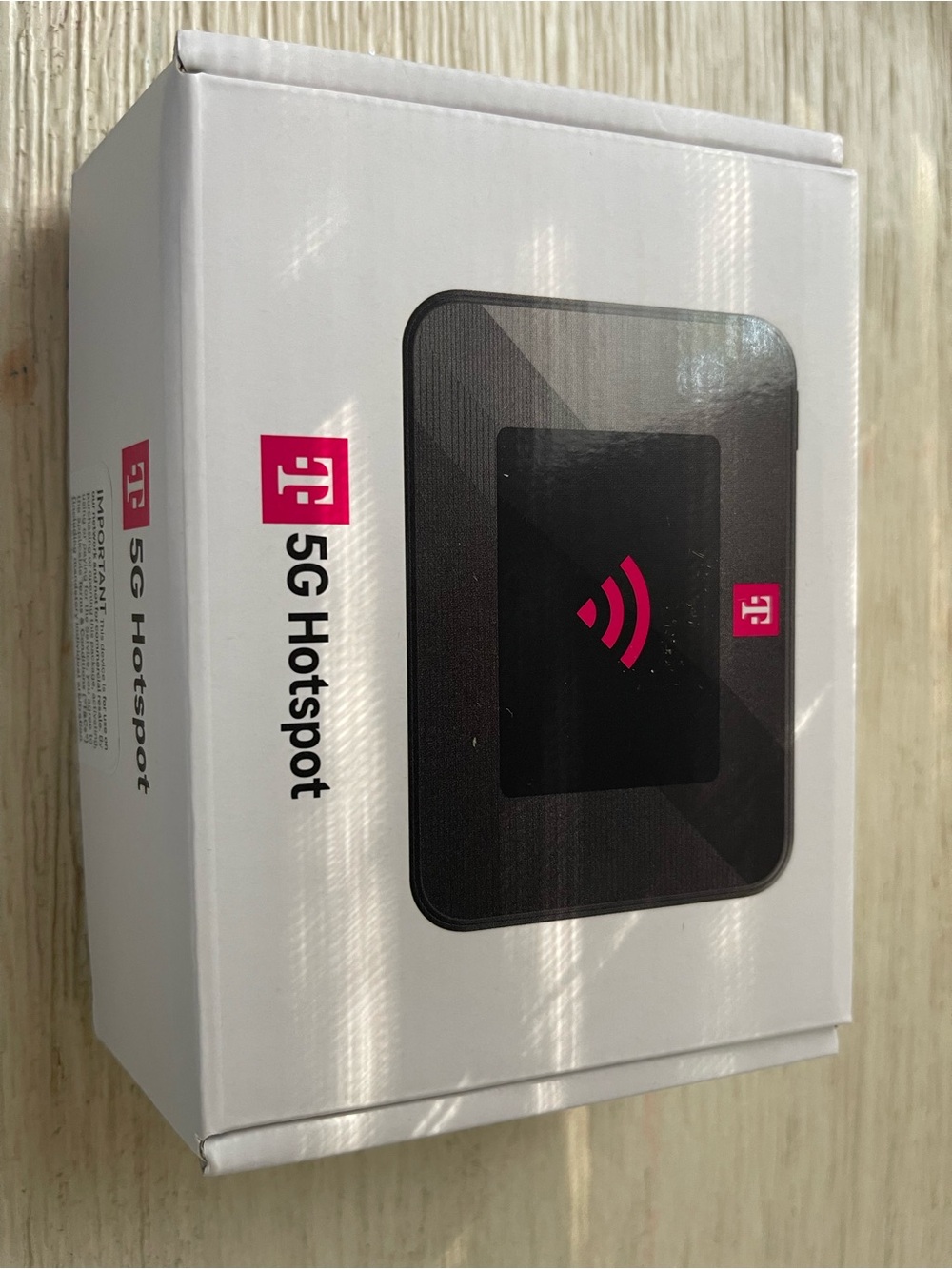 T-Mobile 5G Mobile Hotspot Router - Black with Magenta Accent